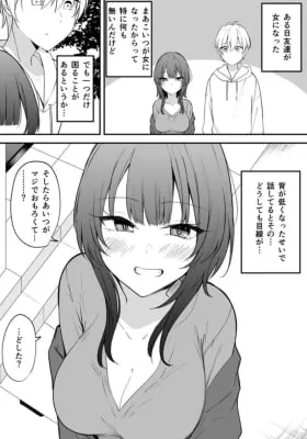 Tomodachi ga onna ni natte komaru koto – Shisen