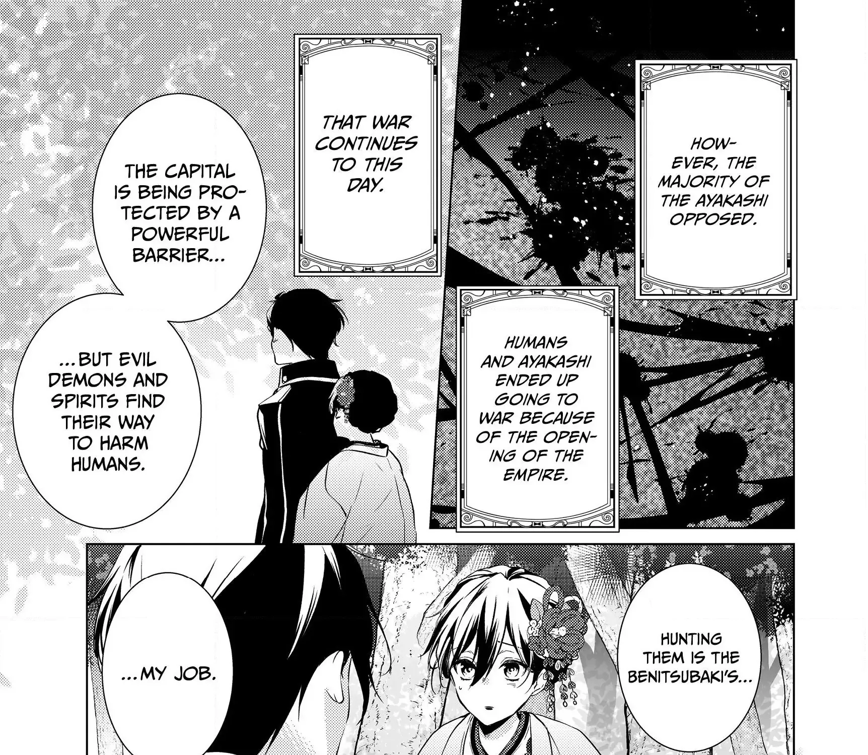 The Ayakashi Hunter's Tainted Bride Kainu Manga Chapter 3.1 Page 28