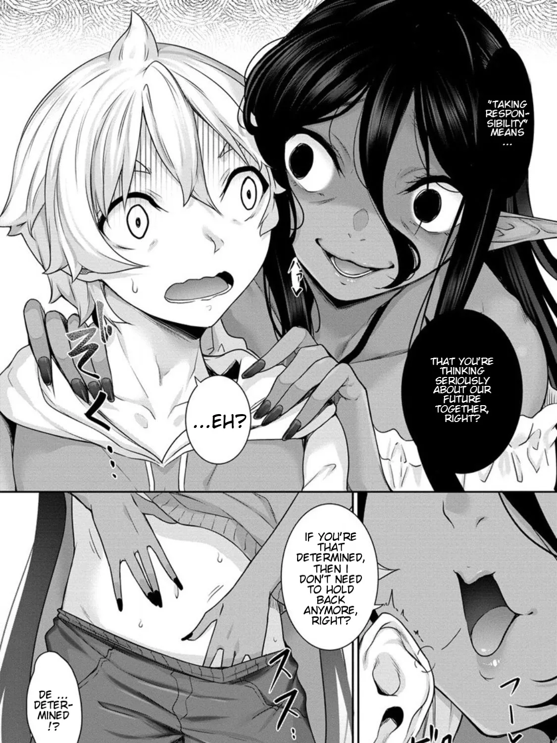 Chotto Dake ai ga Omoi Dark Elf ga Isekai Kara Oikakete Kita Kainu Manga Chapter 7 Page 37