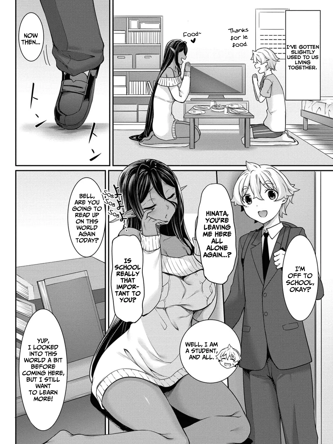 Chotto Dake ai ga Omoi Dark Elf ga Isekai Kara Oikakete Kita Kainu Manga Chapter 3 Page 10