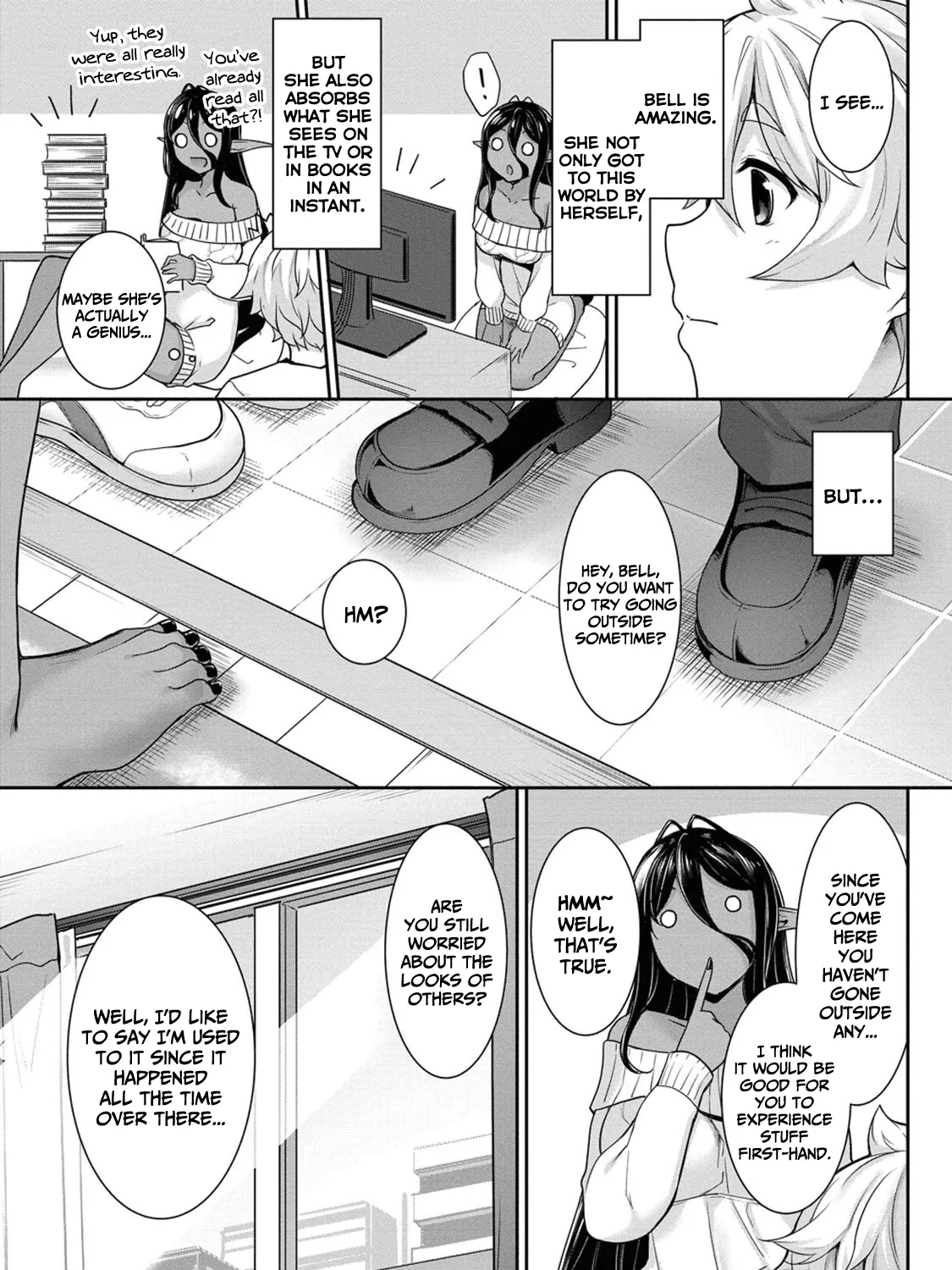 Chotto Dake ai ga Omoi Dark Elf ga Isekai Kara Oikakete Kita Kainu Manga Chapter 3 Page 12