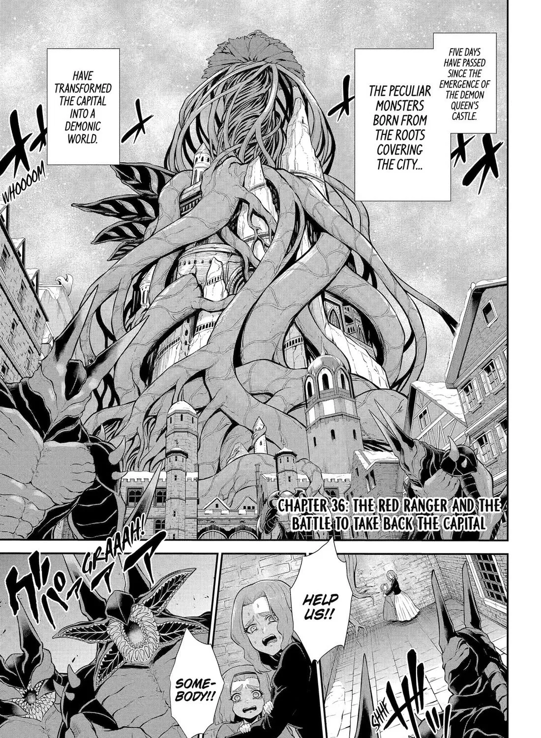 The Red Ranger Becomes An Adventurer In Another World Kainu Manga Chapter 36 Page 1