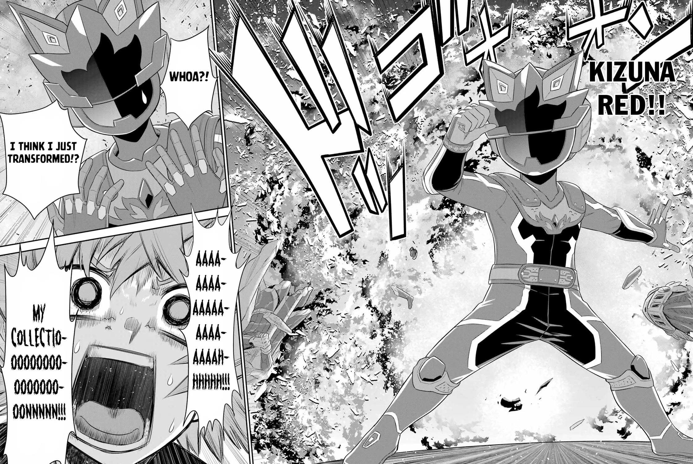 The Red Ranger Becomes An Adventurer In Another World Kainu Manga Chapter 19.3 Page 77
