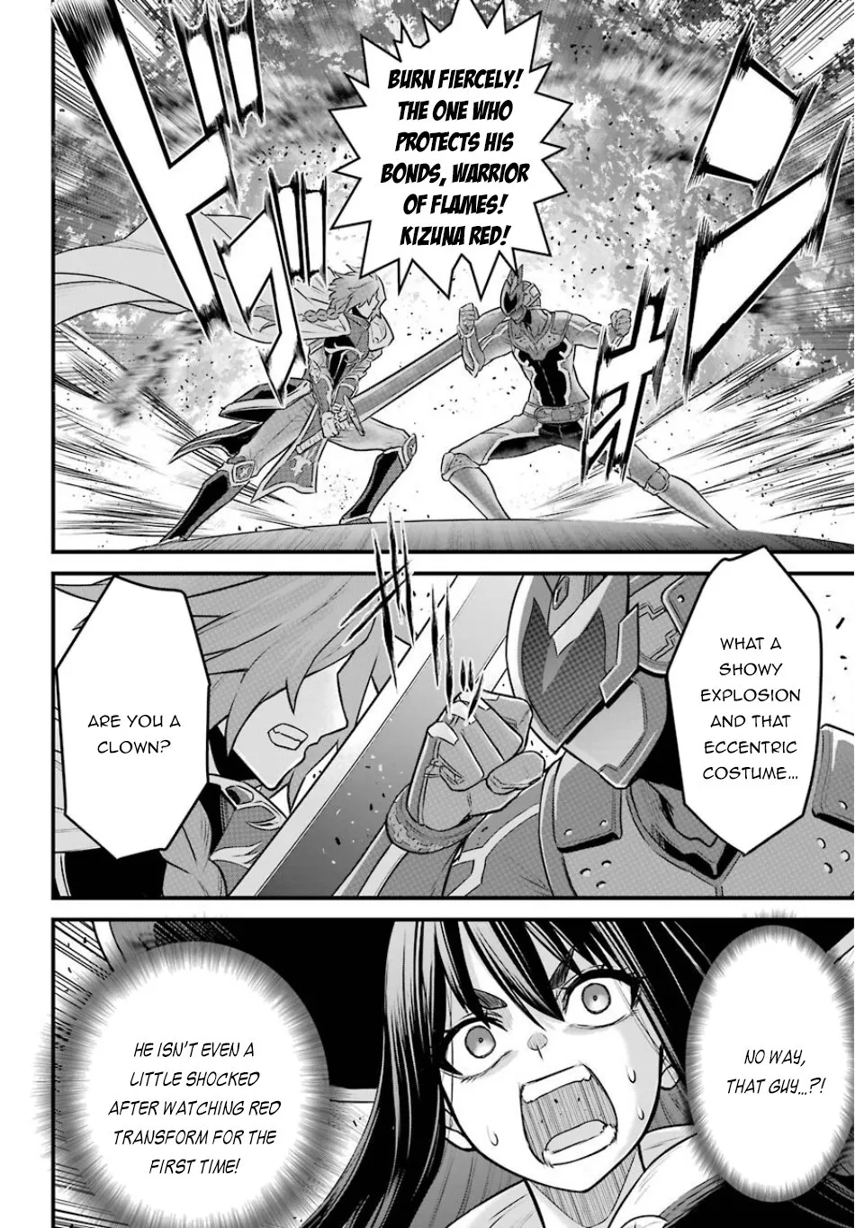 The Red Ranger Becomes An Adventurer In Another World Kainu Manga Chapter 3 Page 27