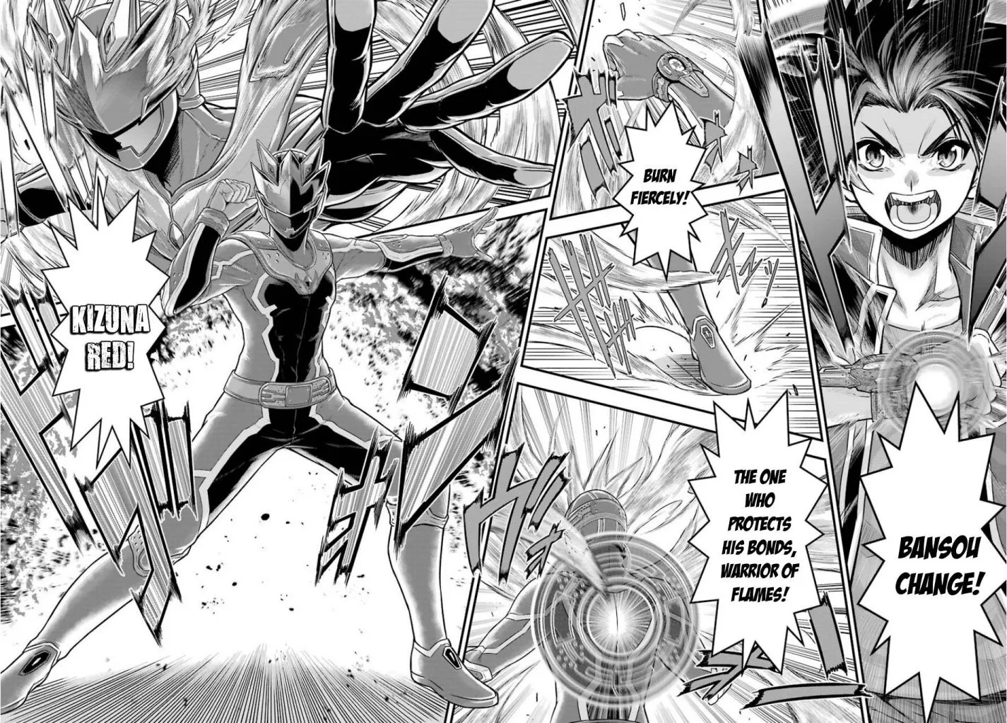 The Red Ranger Becomes An Adventurer In Another World Kainu Manga Chapter 1.1 Page 14