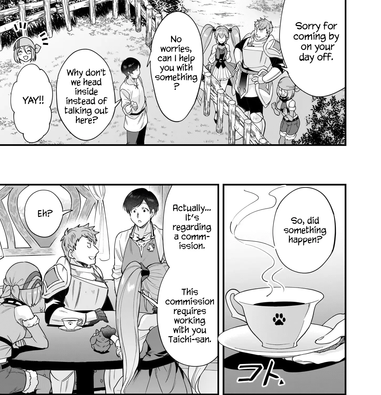Isekai Mofumofu Cafe Kainu Manga Chapter 25 Page 34