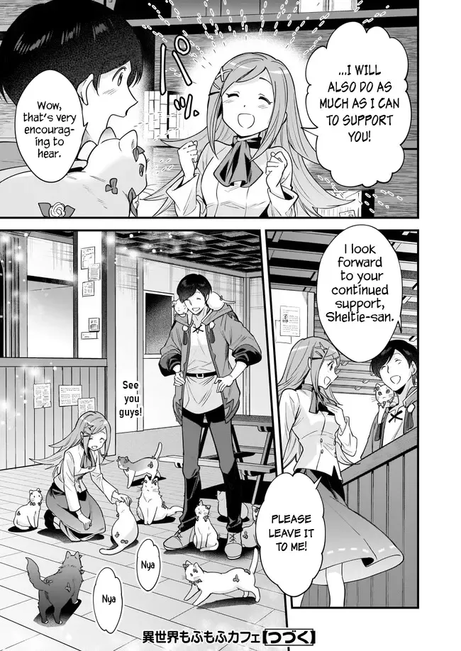 Isekai Mofumofu Cafe Kainu Manga Chapter 17 Page 28