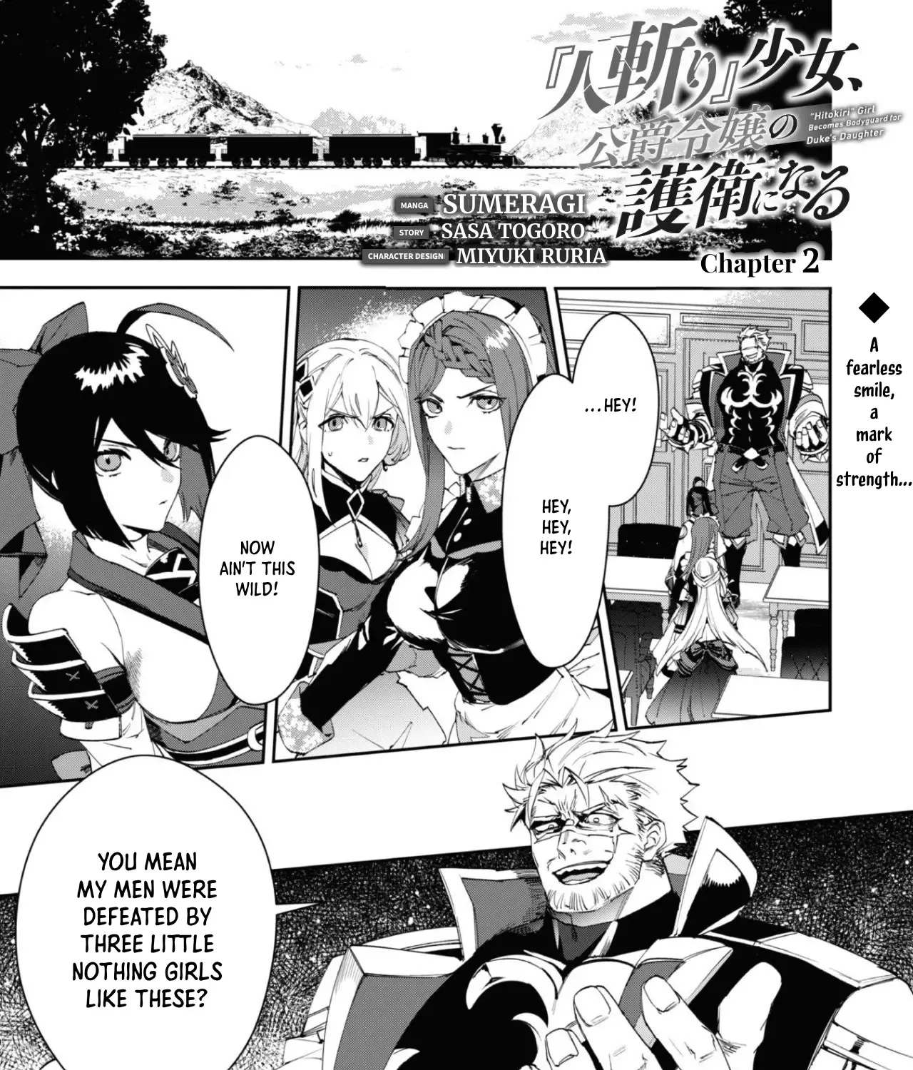 Hitokiri Shoujo Koushaku Reijou no Goei ni Naru Kainu Manga Chapter 2 Page 1