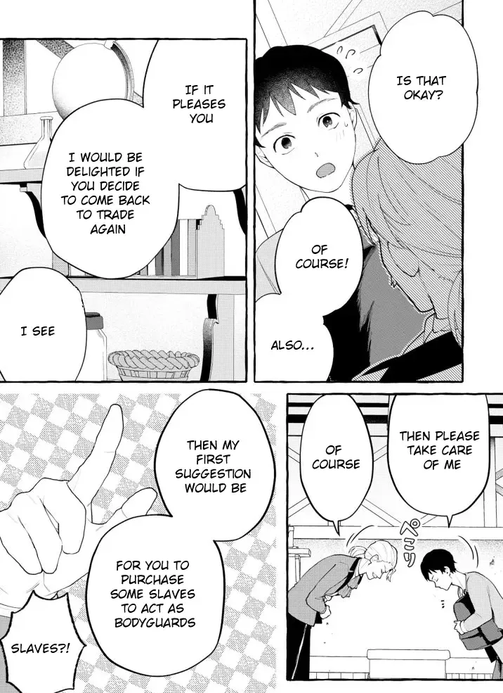 Isekai Chikyuu kan de Kojin Boueki Shite Mita Kainu Manga Chapter 1 Page 26