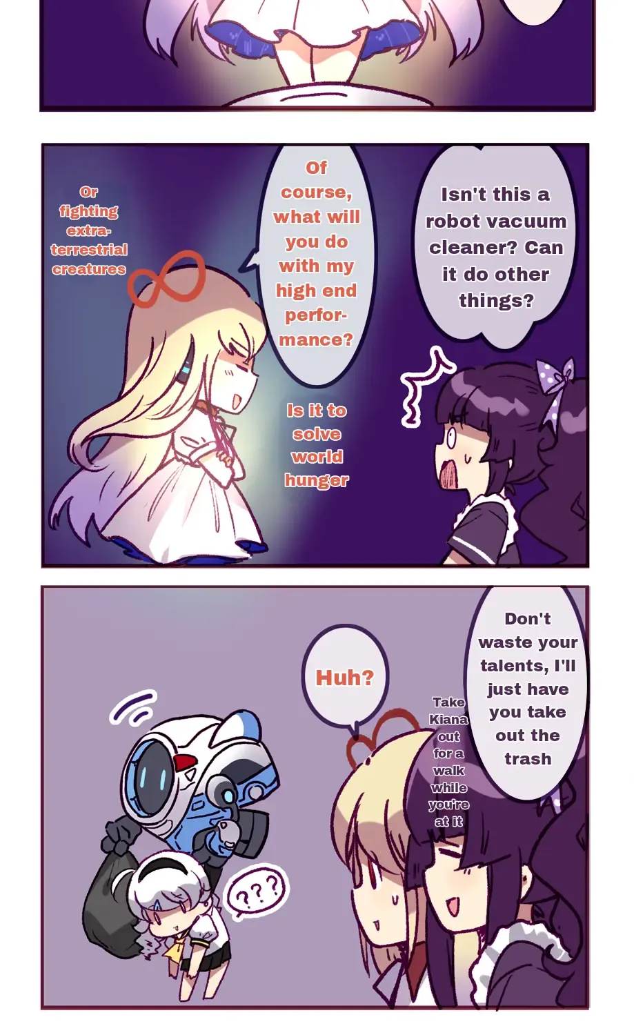 Houkai Gakuen 4-Koma Kainu Manga Chapter 310 Page 5