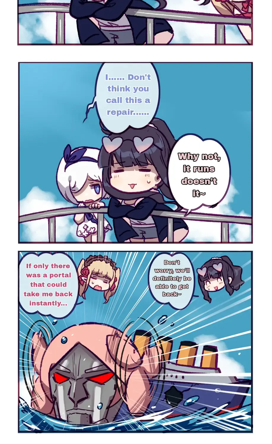Houkai Gakuen 4-Koma Kainu Manga Chapter 307 Page 10