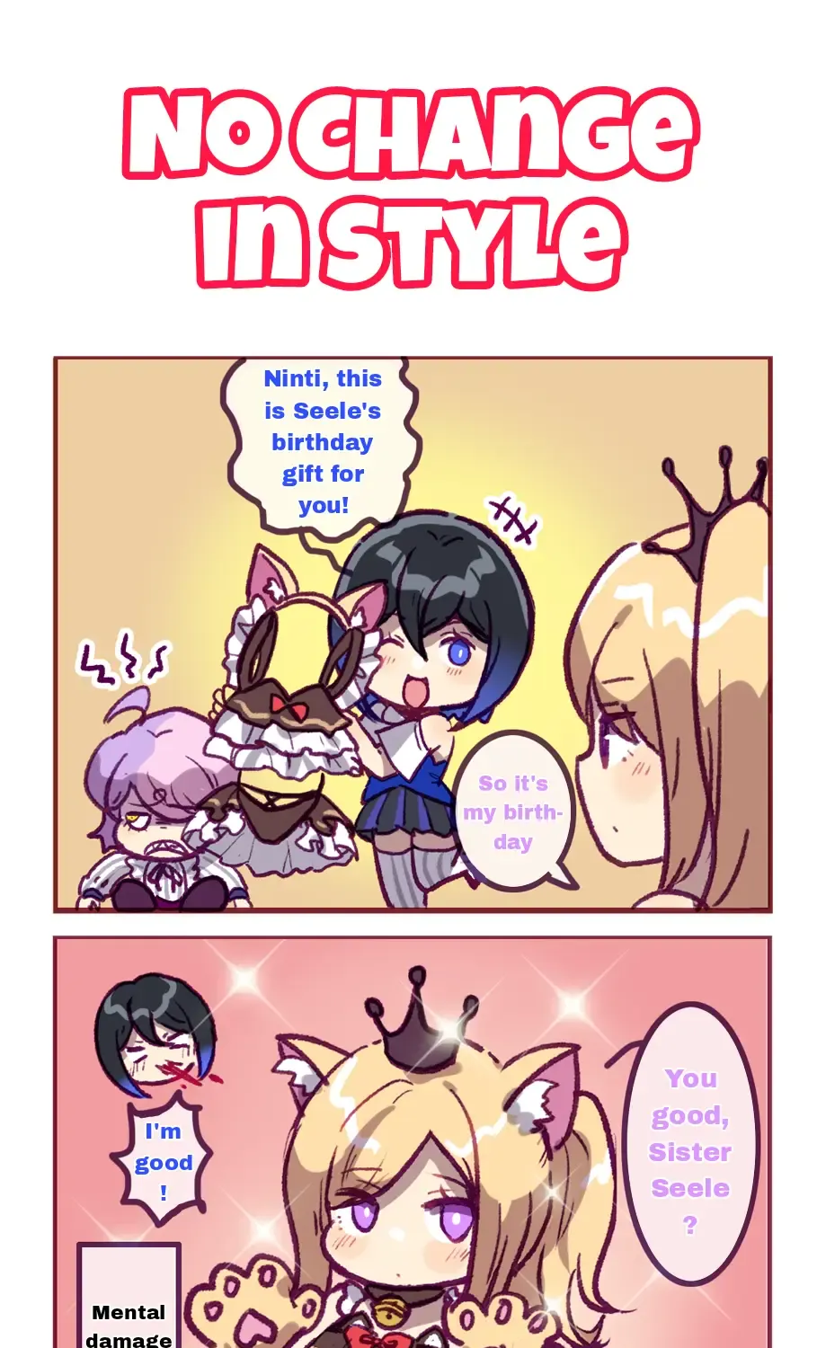Houkai Gakuen 4-Koma Kainu Manga Chapter 291 Page 1