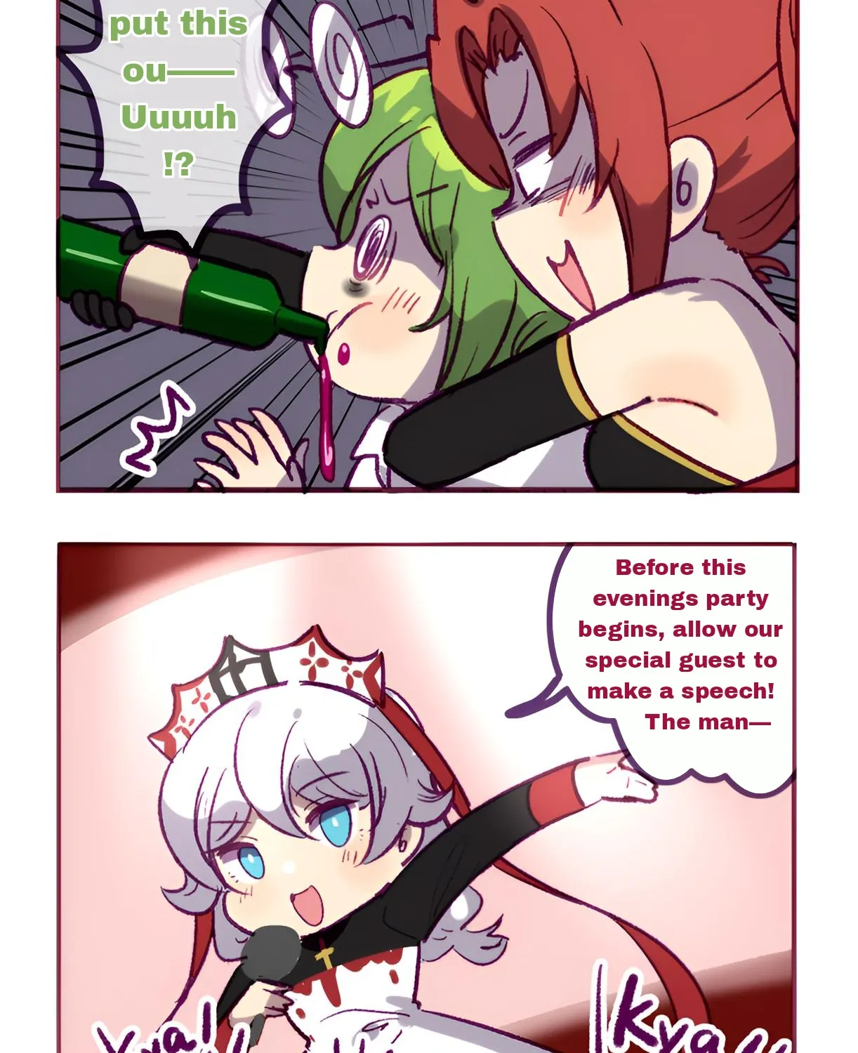 Houkai Gakuen 4-Koma Kainu Manga Chapter 280 Page 8