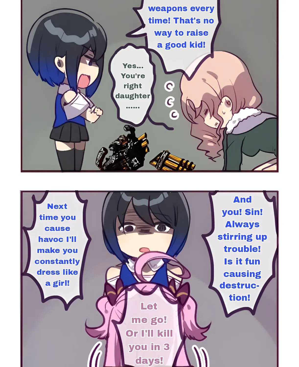 Houkai Gakuen 4-Koma Kainu Manga Chapter 259 Page 2