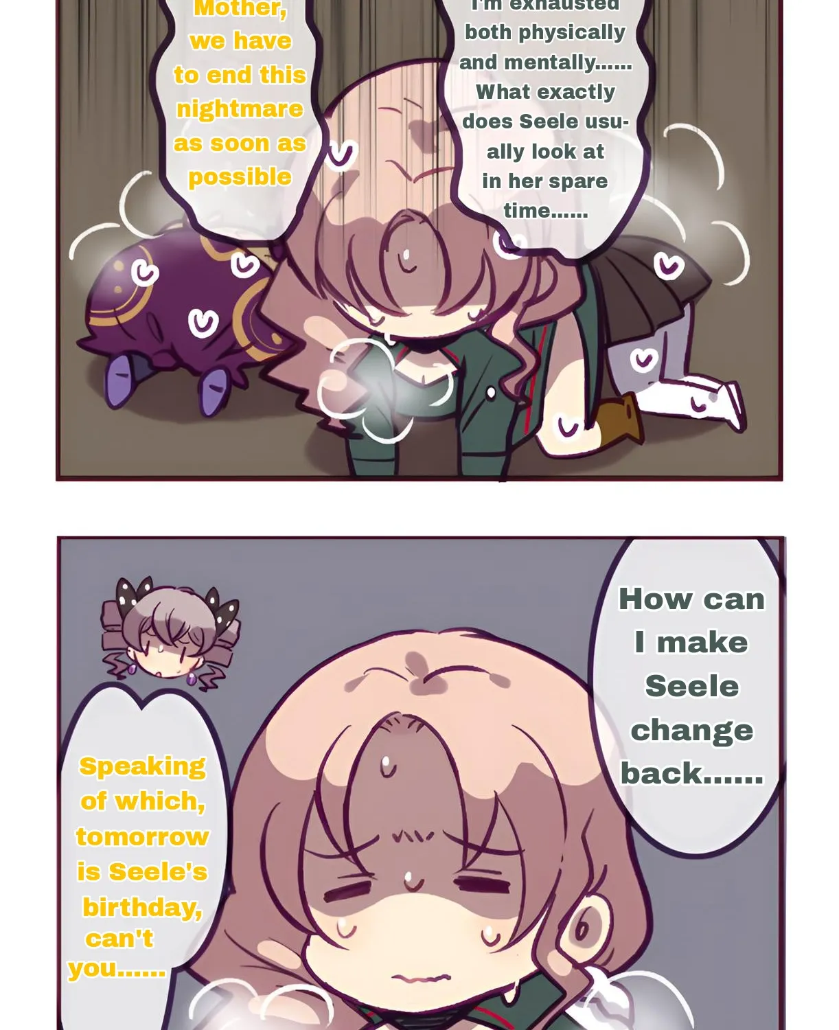 Houkai Gakuen 4-Koma Kainu Manga Chapter 259 Page 8