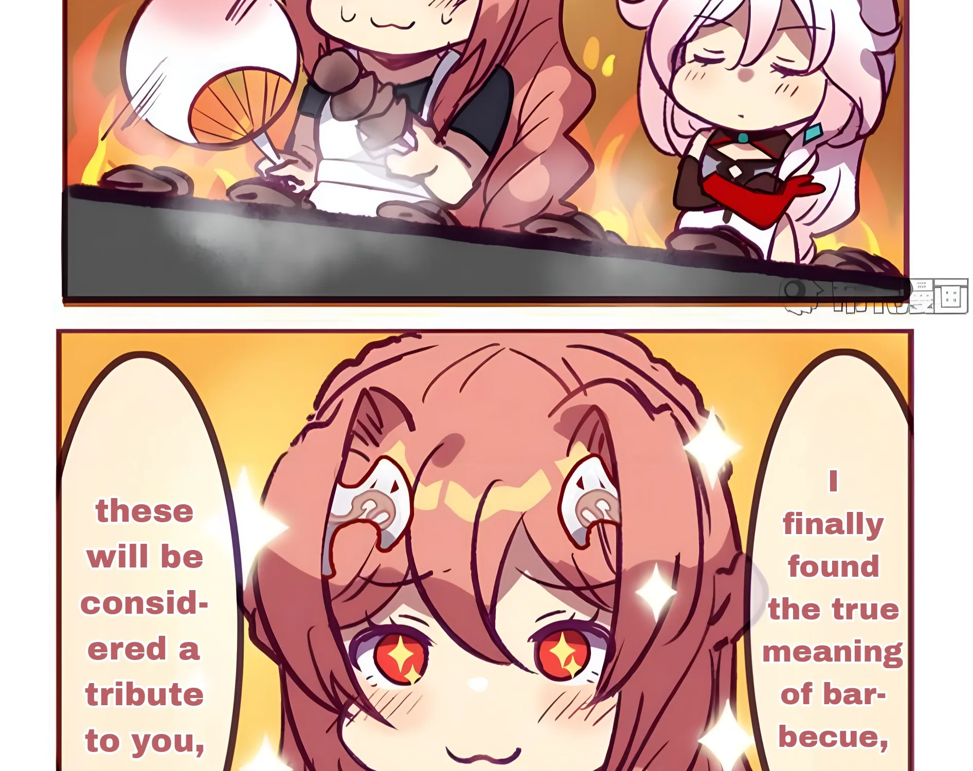 Houkai Gakuen 4-Koma Kainu Manga Chapter 247 Page 17