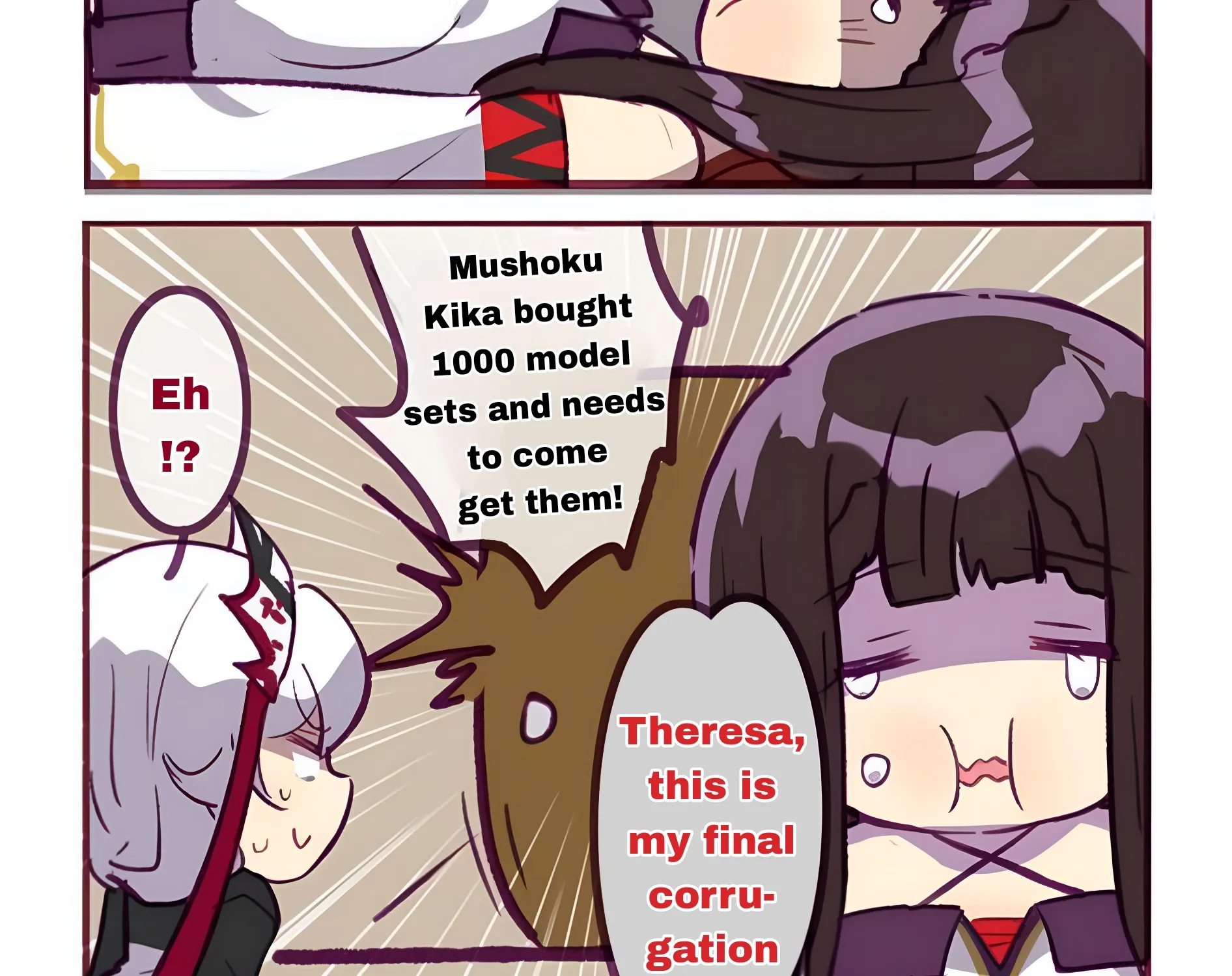 Houkai Gakuen 4-Koma Kainu Manga Chapter 237 Page 9