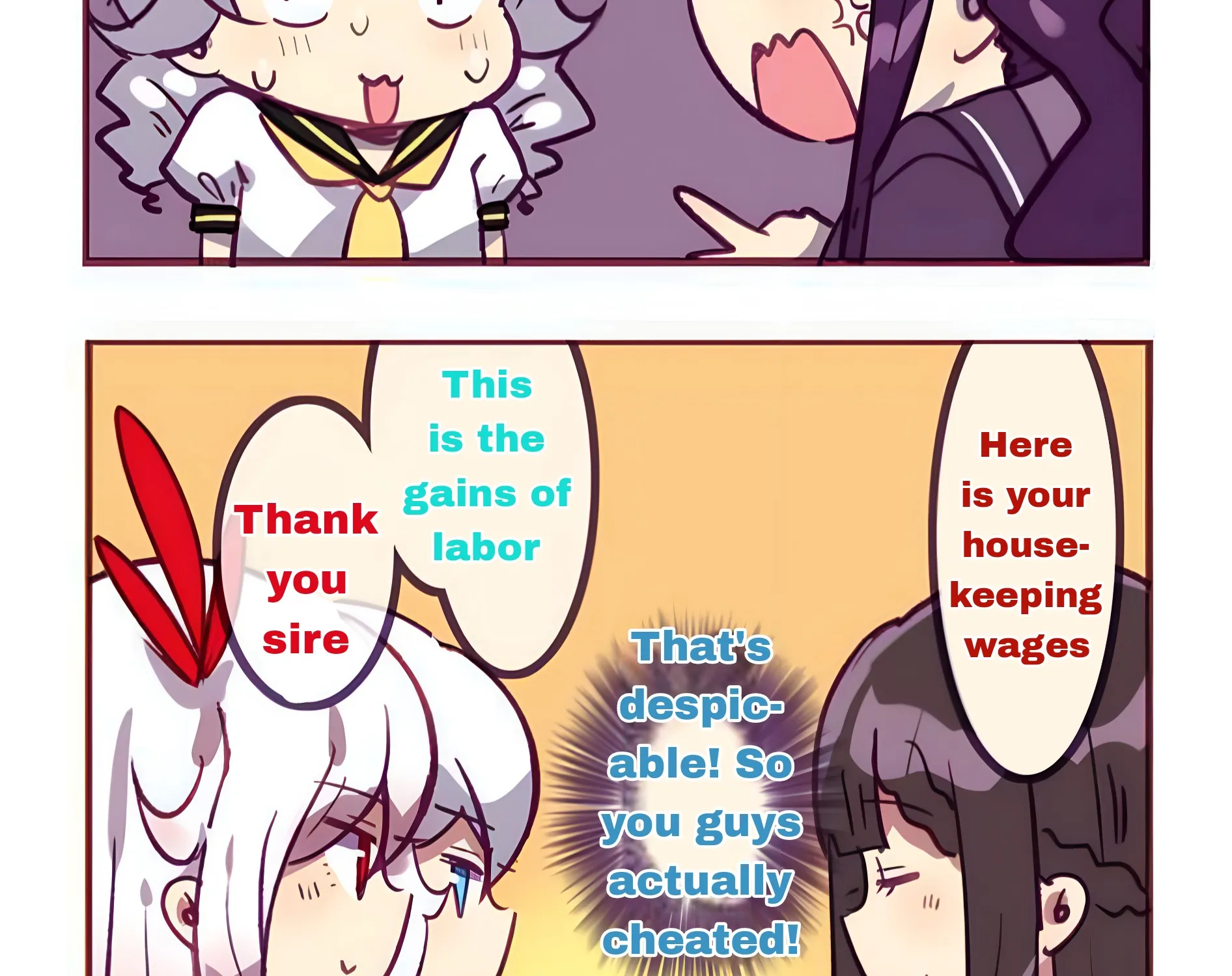 Houkai Gakuen 4-Koma Kainu Manga Chapter 234 Page 13