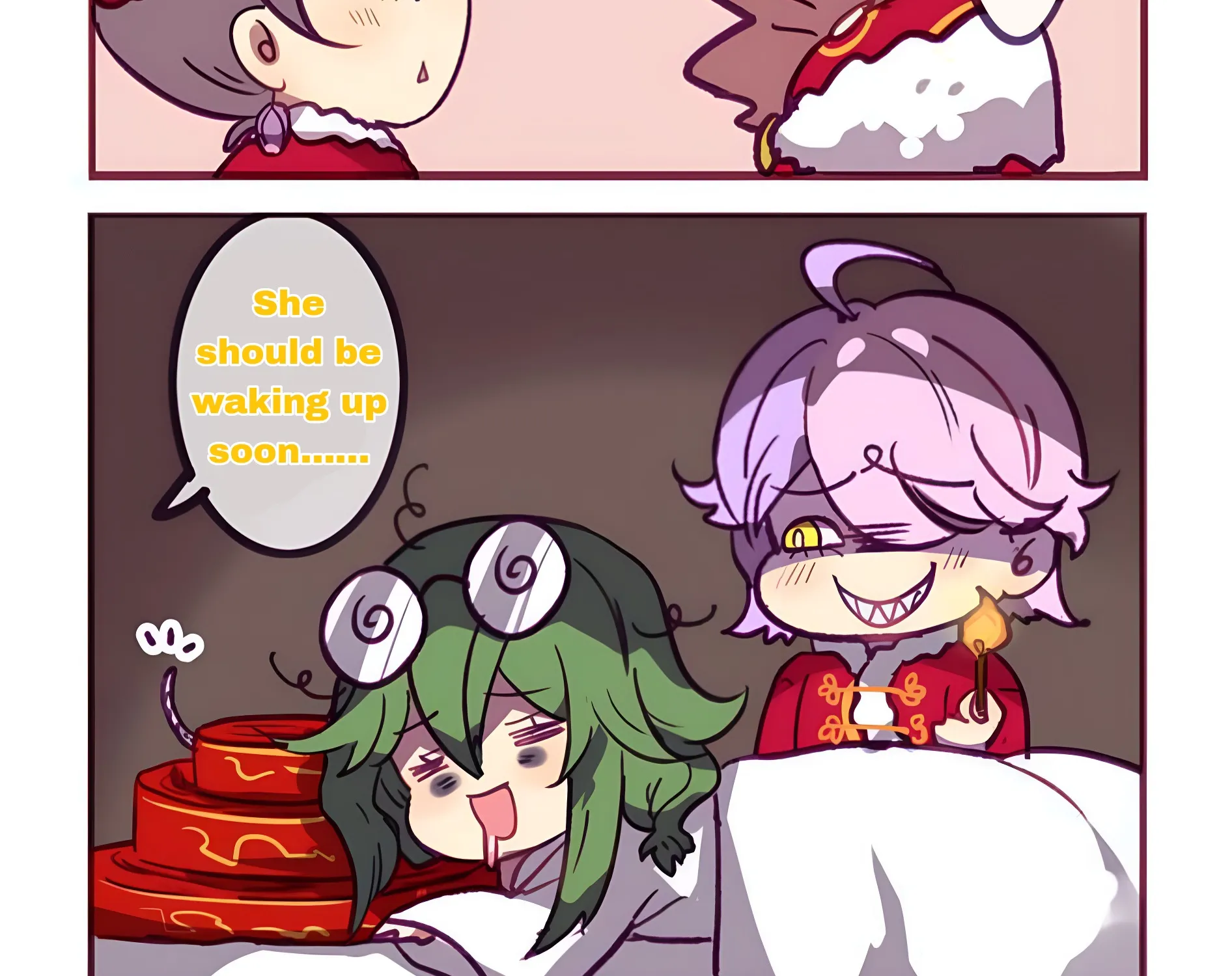 Houkai Gakuen 4-Koma Kainu Manga Chapter 224 Page 9