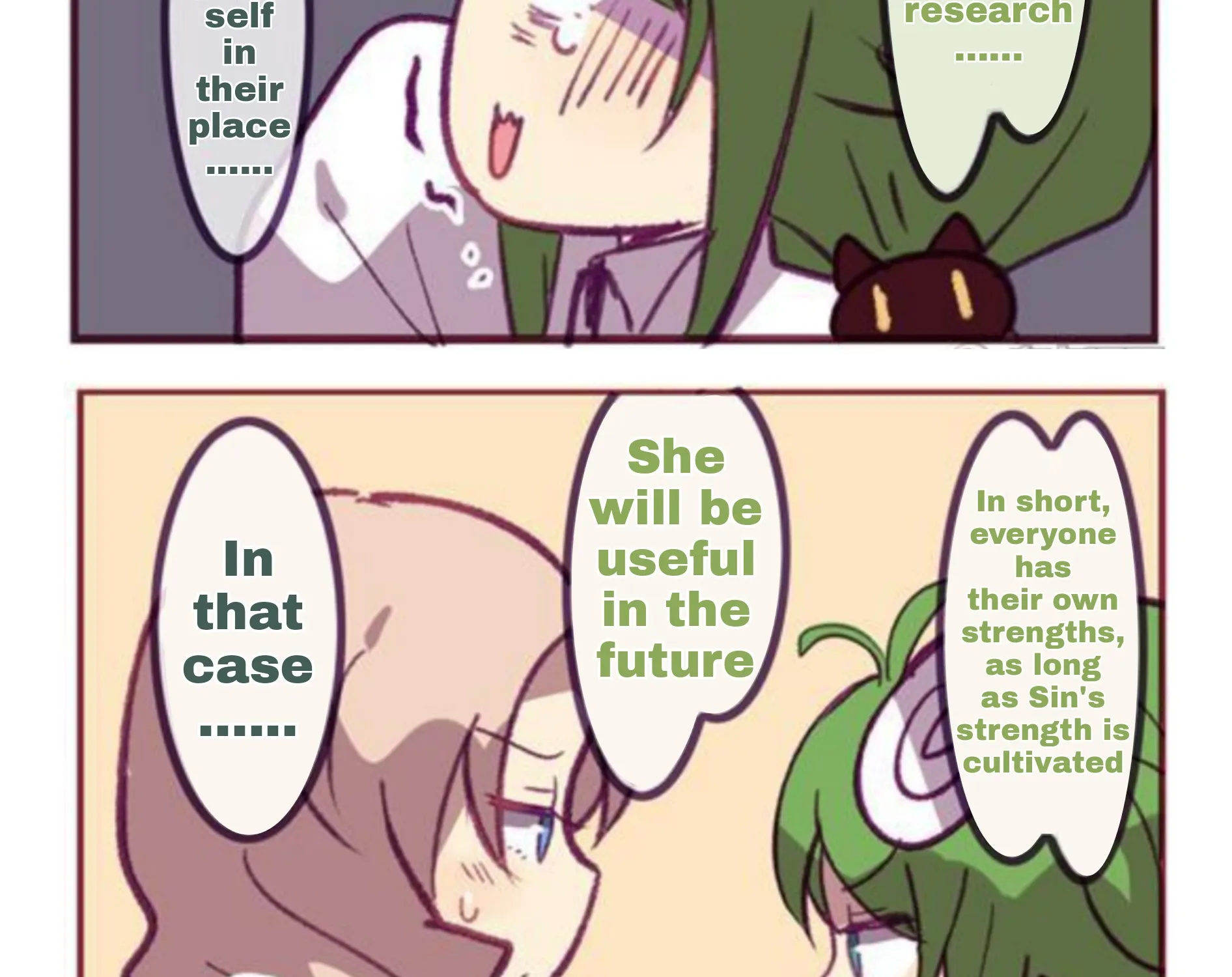 Houkai Gakuen 4-Koma Kainu Manga Chapter 203 Page 8
