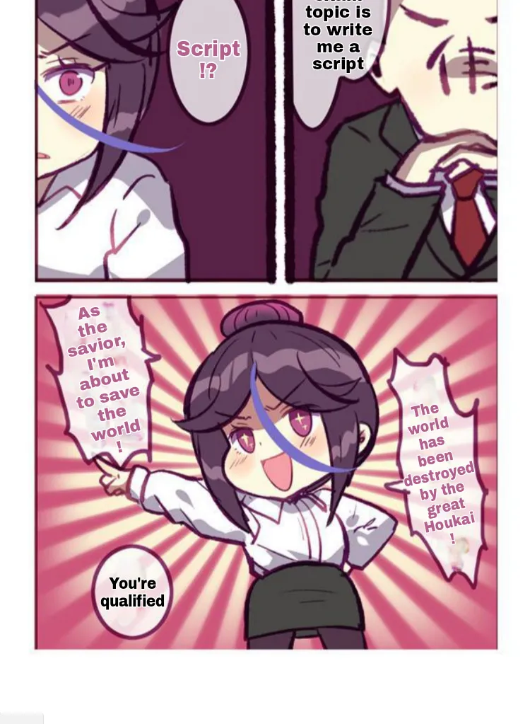 Houkai Gakuen 4-Koma Kainu Manga Chapter 156 Page 4