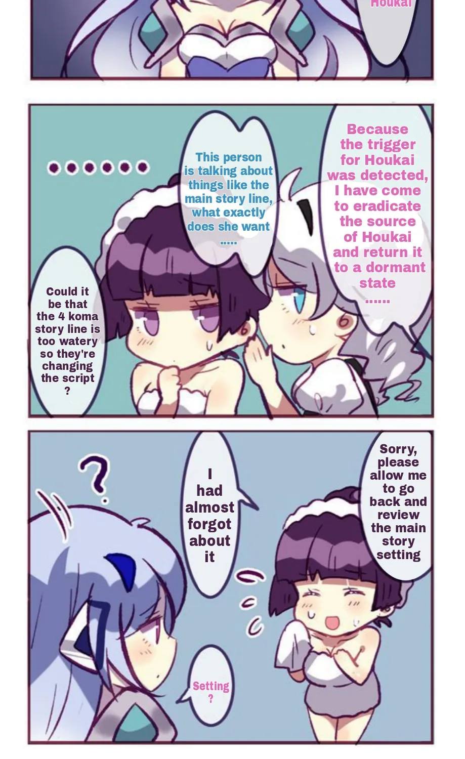 Houkai Gakuen 4-Koma Kainu Manga Chapter 144 Page 2