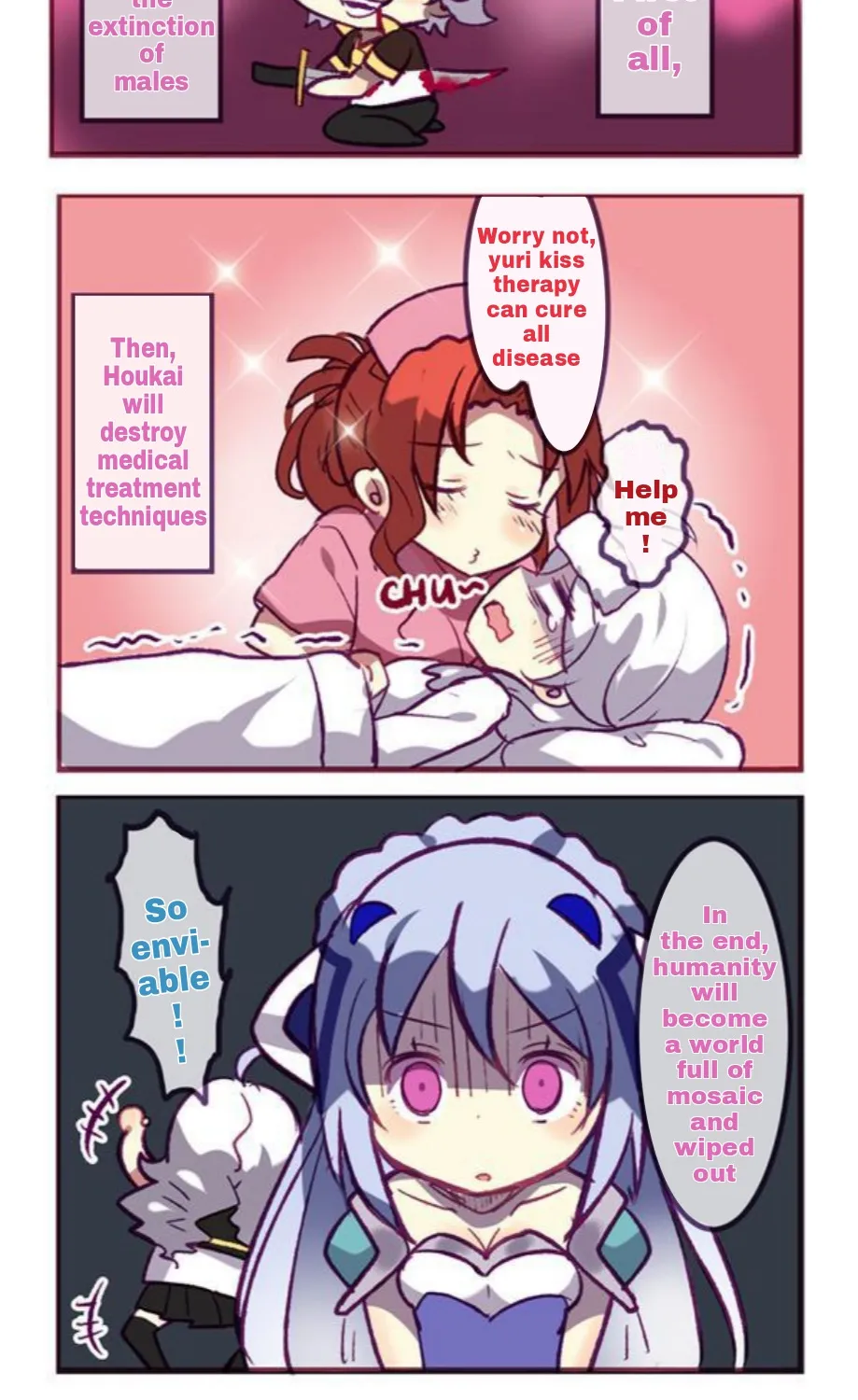 Houkai Gakuen 4-Koma Kainu Manga Chapter 144 Page 8