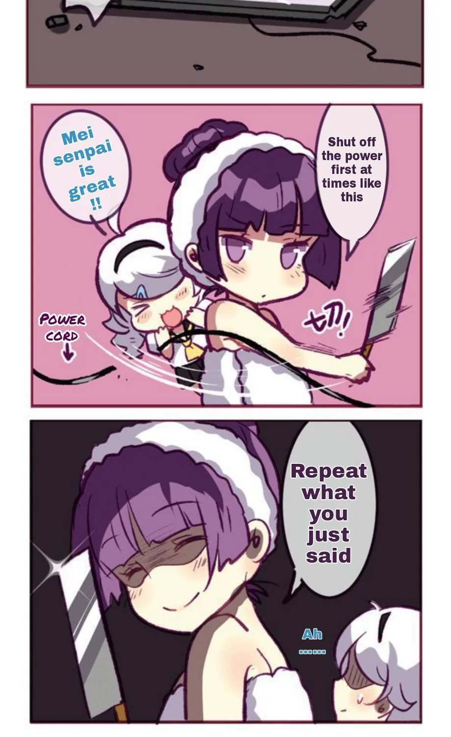 Houkai Gakuen 4-Koma Kainu Manga Chapter 143 Page 8