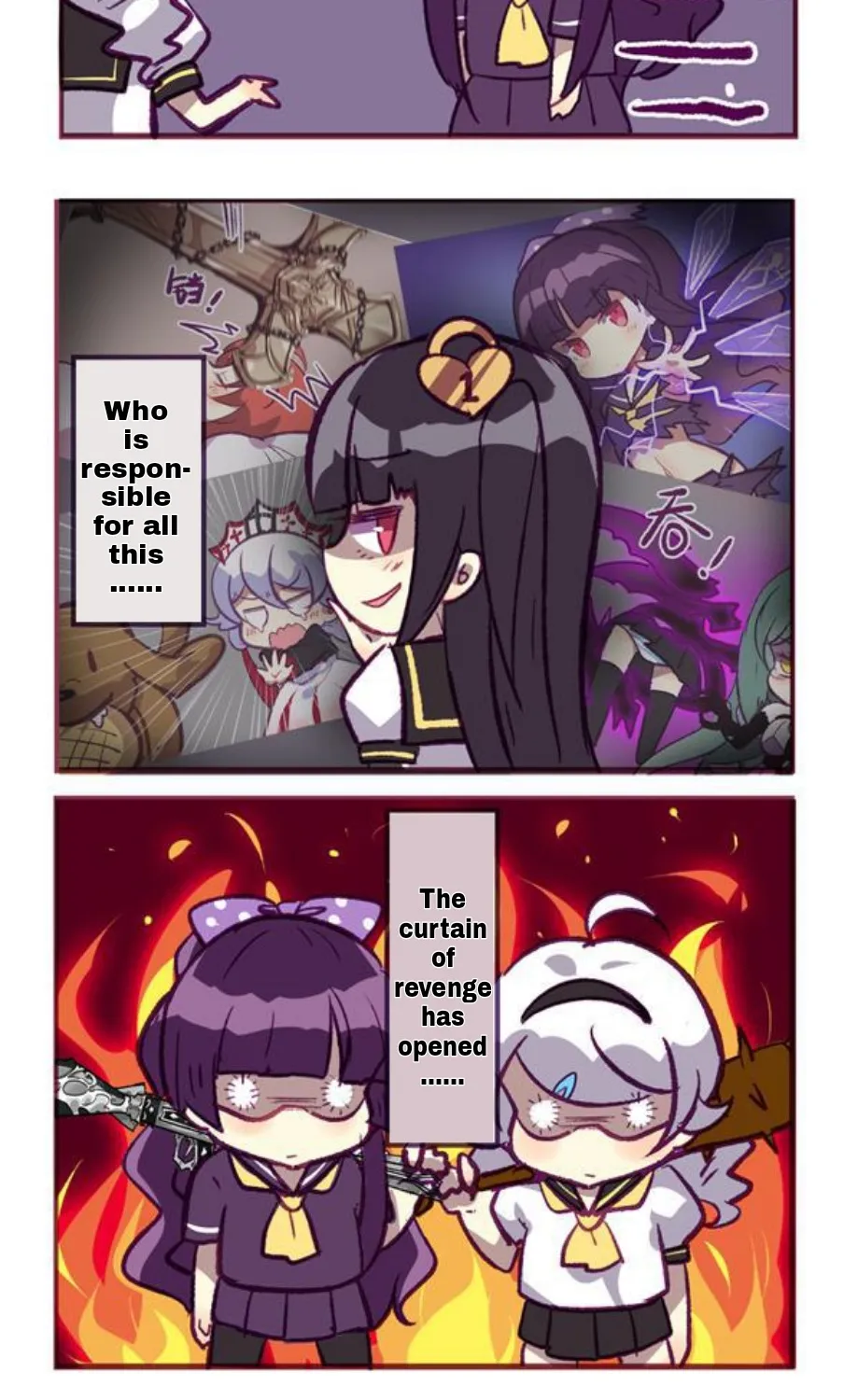 Houkai Gakuen 4-Koma Kainu Manga Chapter 142 Page 2