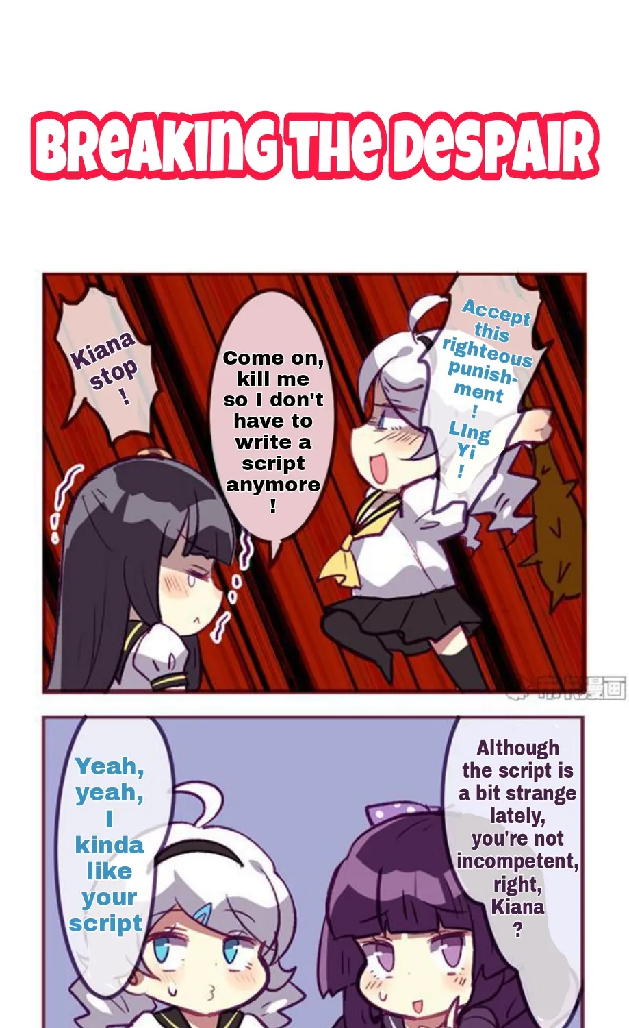 Houkai Gakuen 4-Koma Kainu Manga Chapter 142 Page 10