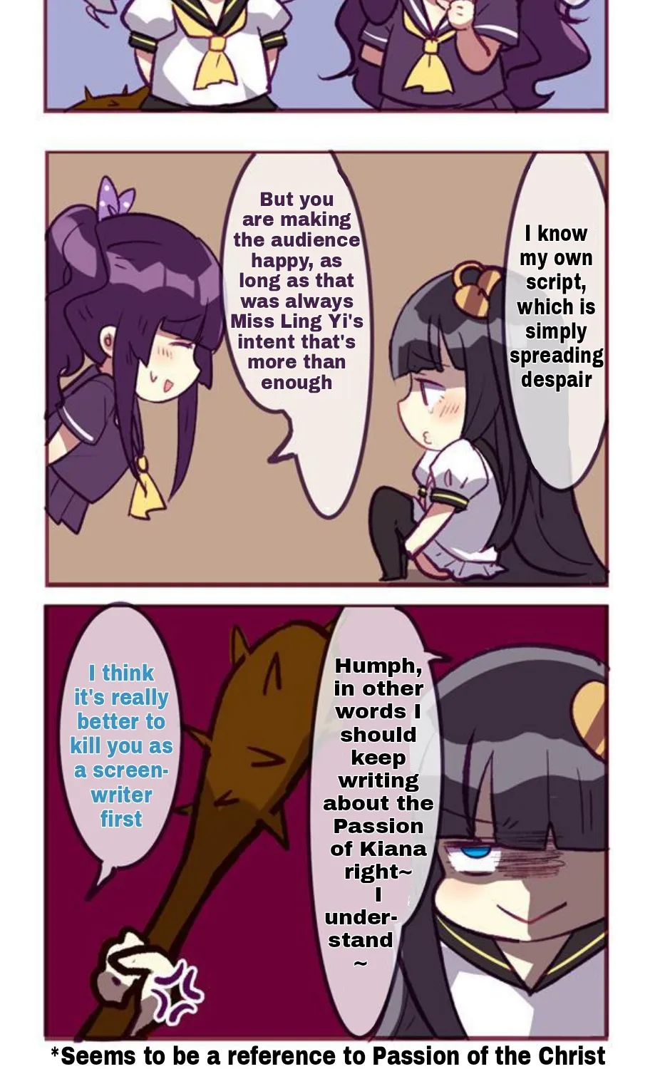 Houkai Gakuen 4-Koma Kainu Manga Chapter 142 Page 11