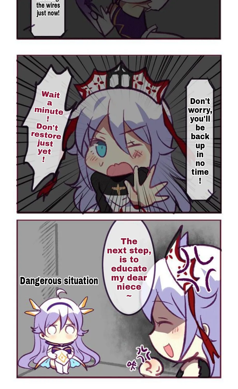 Houkai Gakuen 4-Koma Kainu Manga Chapter 127 Page 8