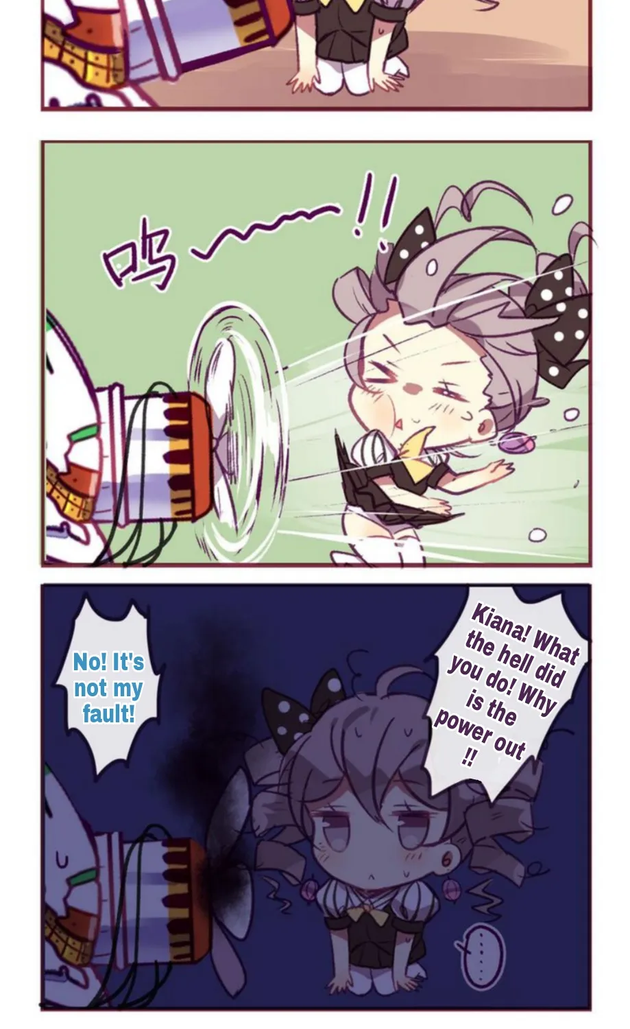 Houkai Gakuen 4-Koma Kainu Manga Chapter 96 Page 8