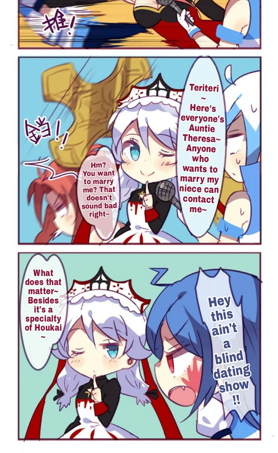Houkai Gakuen 4-Koma Kainu Manga Chapter 95 Page 5