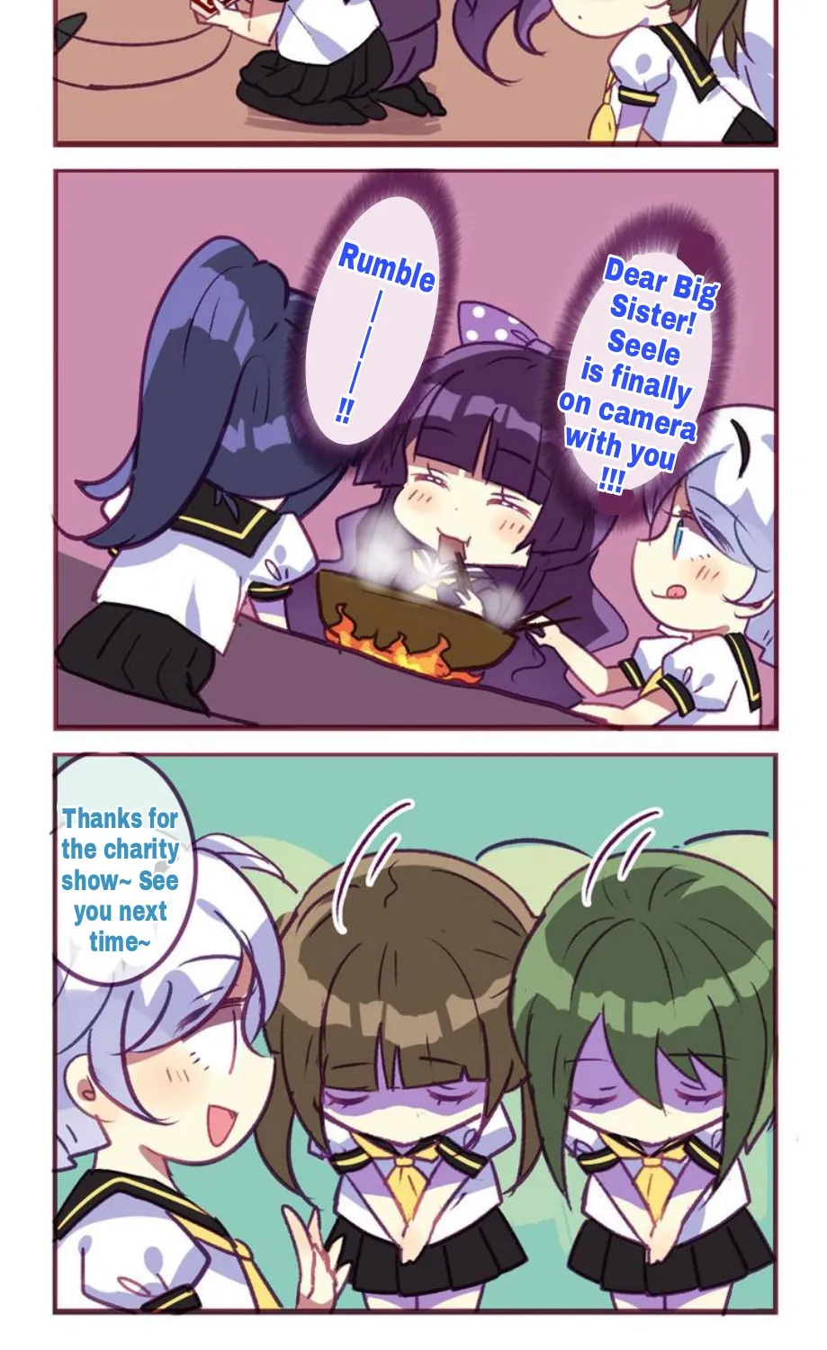 Houkai Gakuen 4-Koma Kainu Manga Chapter 95 Page 8