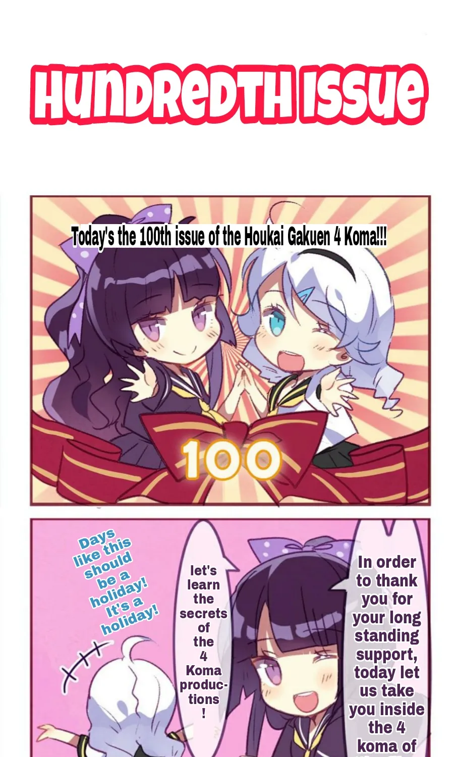 Houkai Gakuen 4-Koma Kainu Manga Chapter 92 Page 1