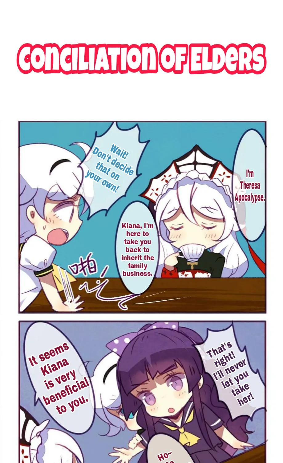 Houkai Gakuen 4-Koma Kainu Manga Chapter 80 Page 7