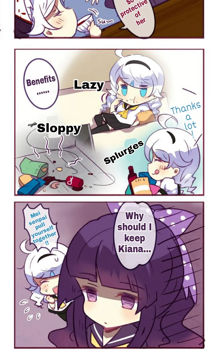 Houkai Gakuen 4-Koma Kainu Manga Chapter 80 Page 8