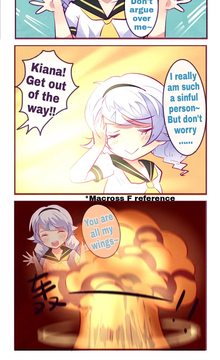 Houkai Gakuen 4-Koma Kainu Manga Chapter 50 Page 11