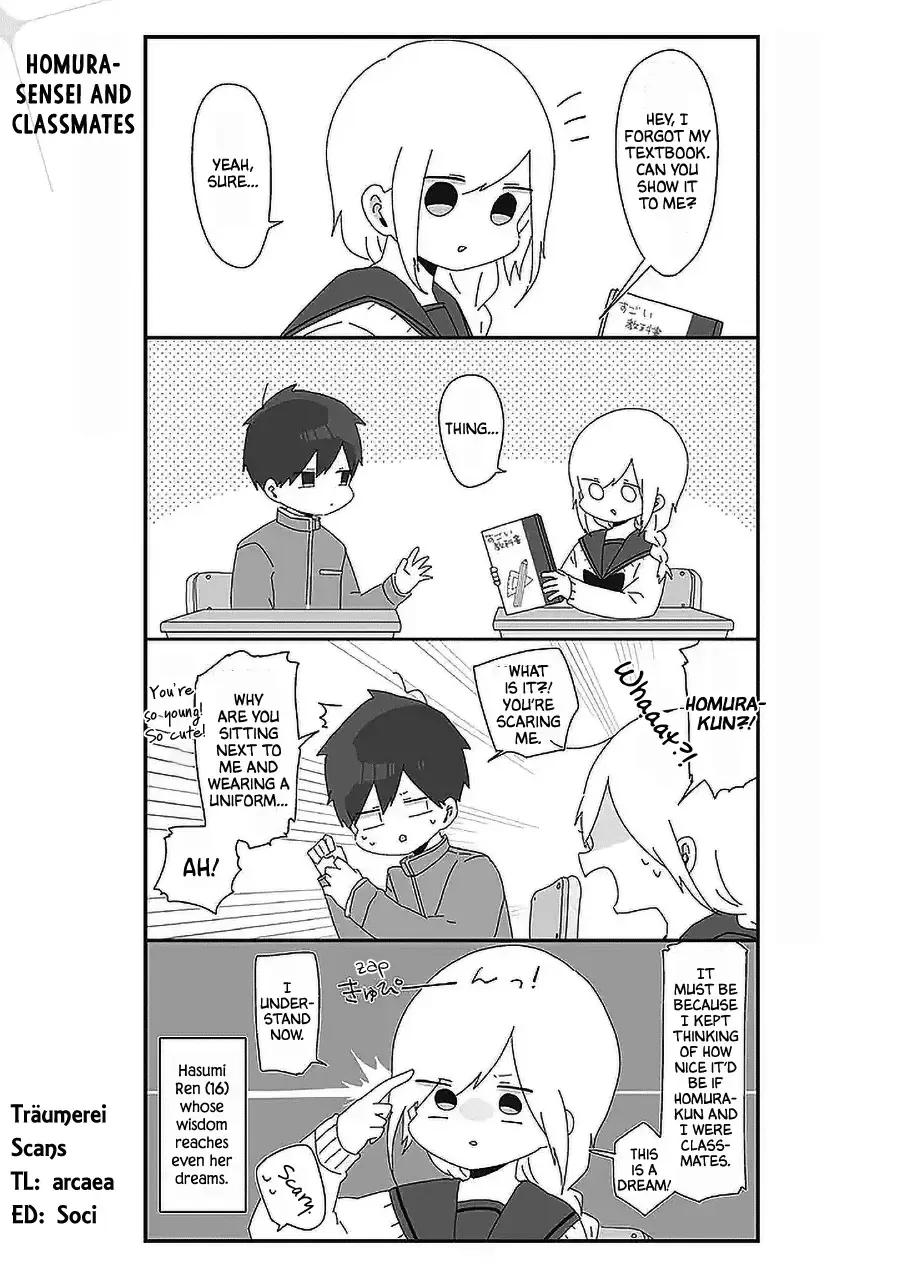 Homura Sensei is probably unpopular Kainu Manga Chapter 45 Page 1