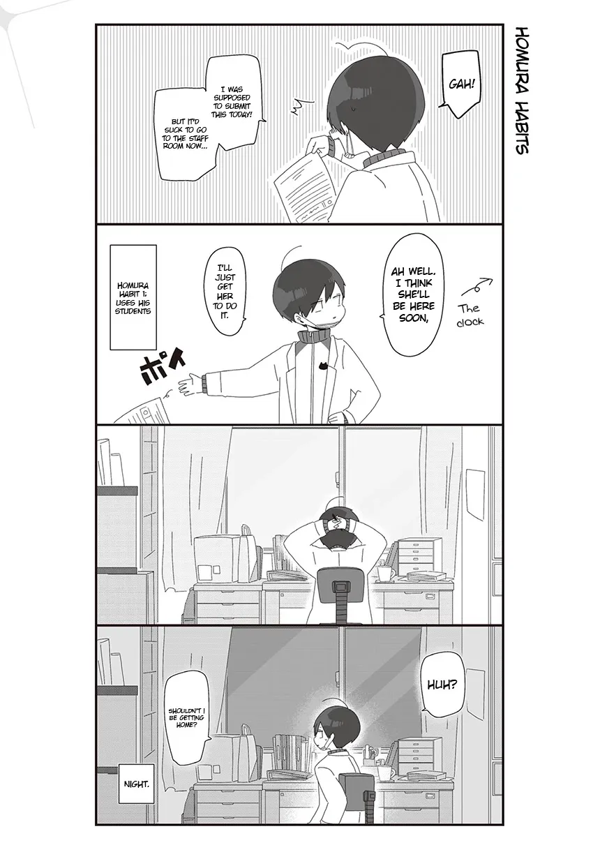 Homura Sensei is probably unpopular Kainu Manga Chapter 20 Page 1