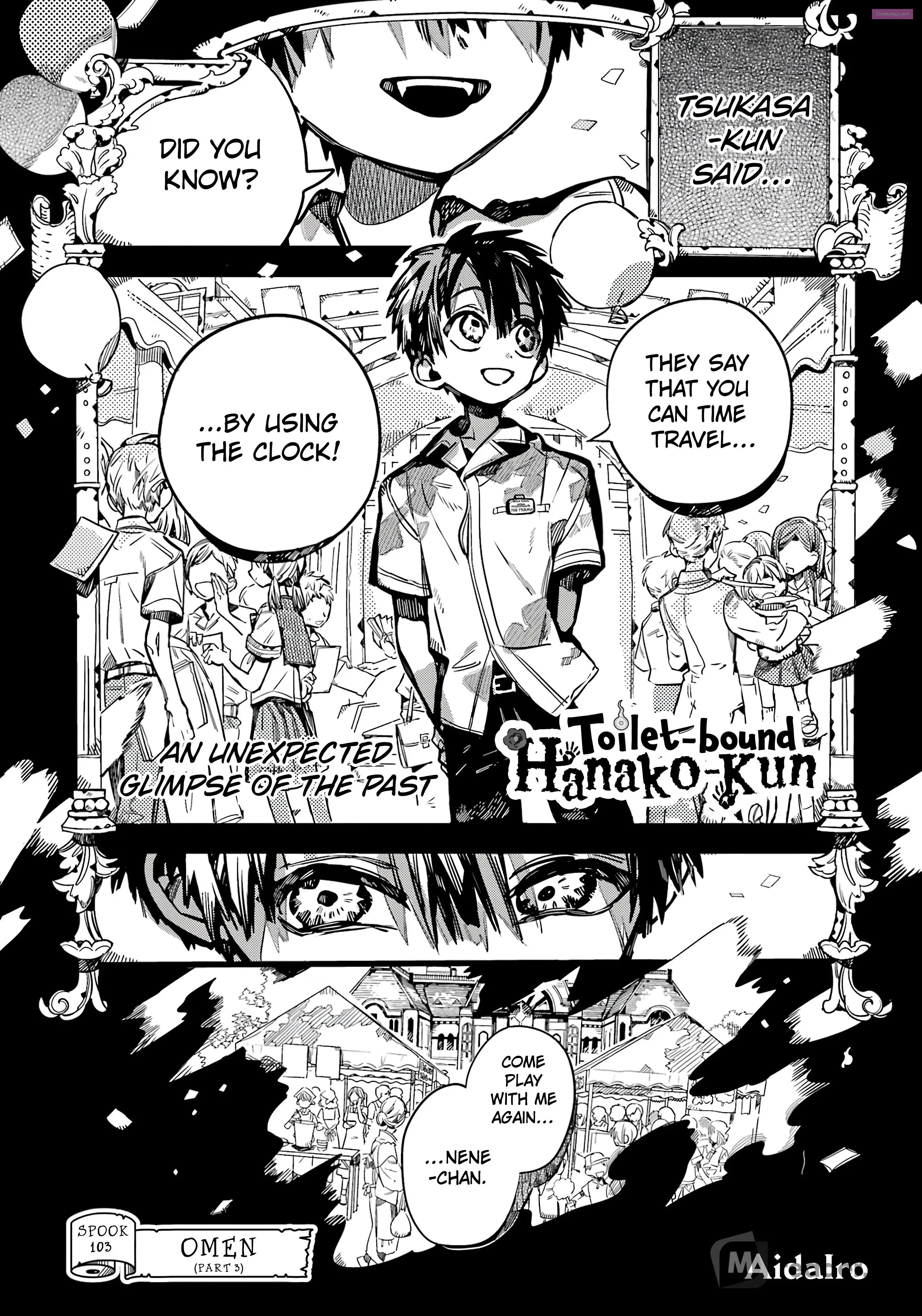 Toilet-bound Hanako-kun Kainu Manga Chapter 103 Page 1