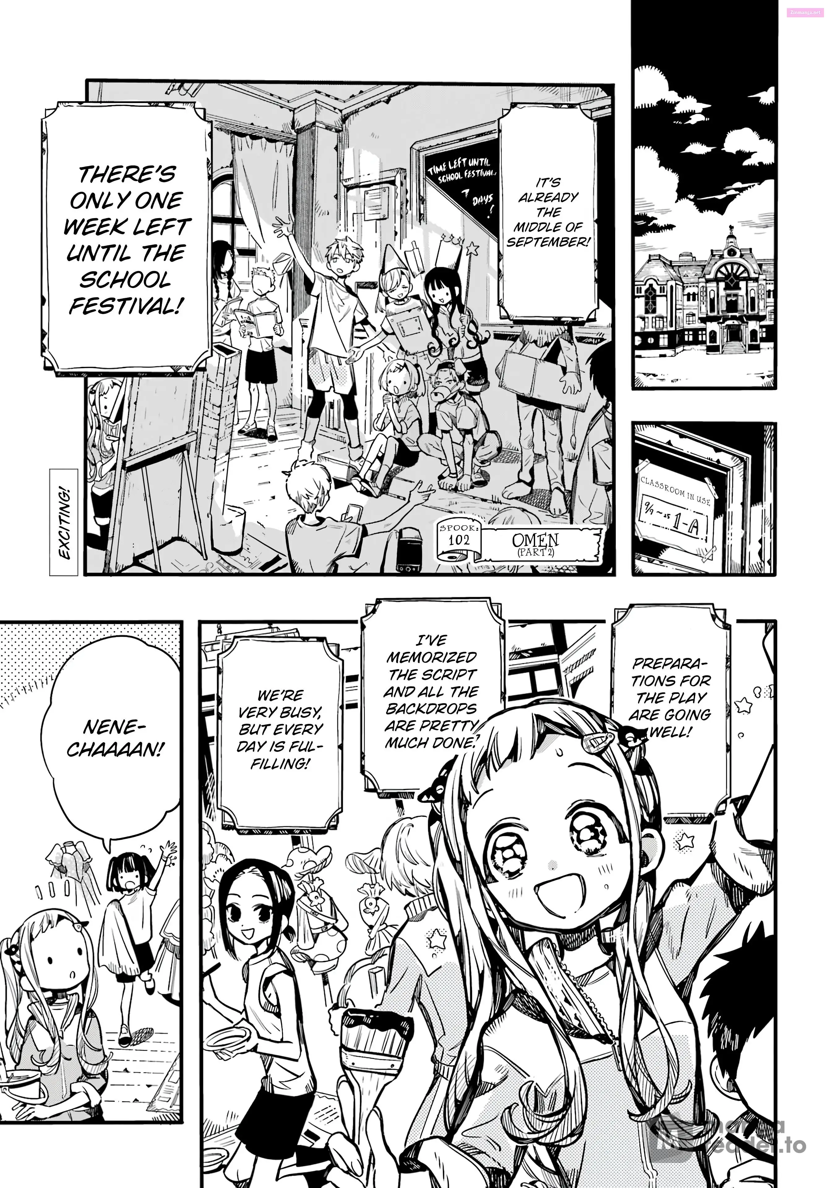 Toilet-bound Hanako-kun Kainu Manga Chapter 102 Page 1