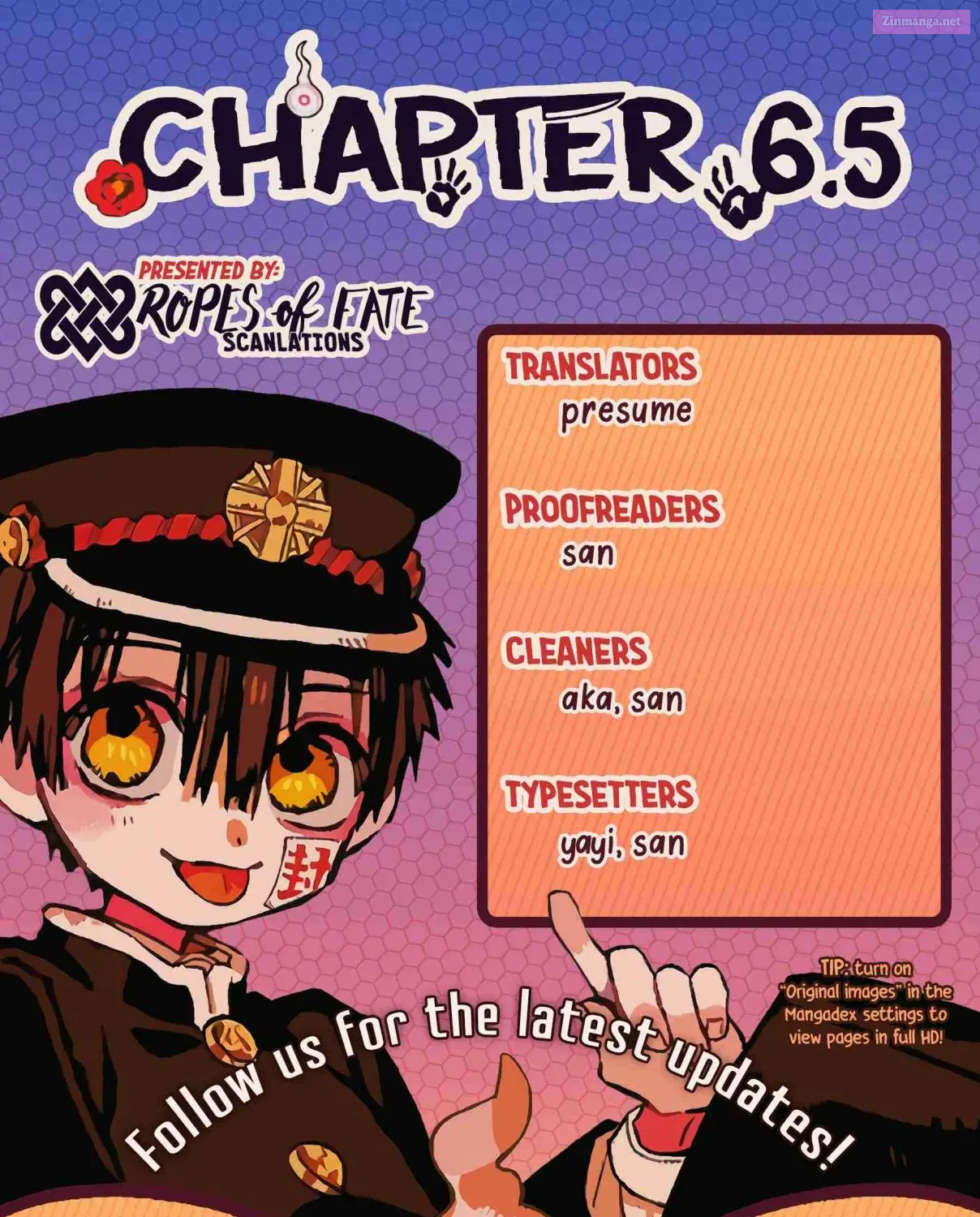 Toilet-bound Hanako-kun Kainu Manga Chapter 6.5 Page 1
