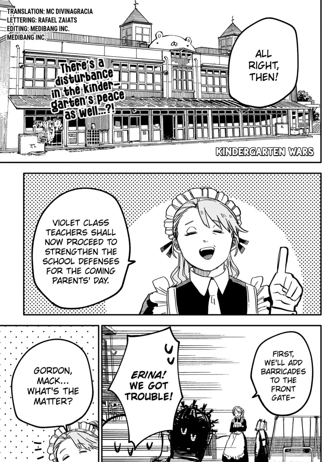 Kindergarten Wars Kainu Manga Chapter 28 Page 1