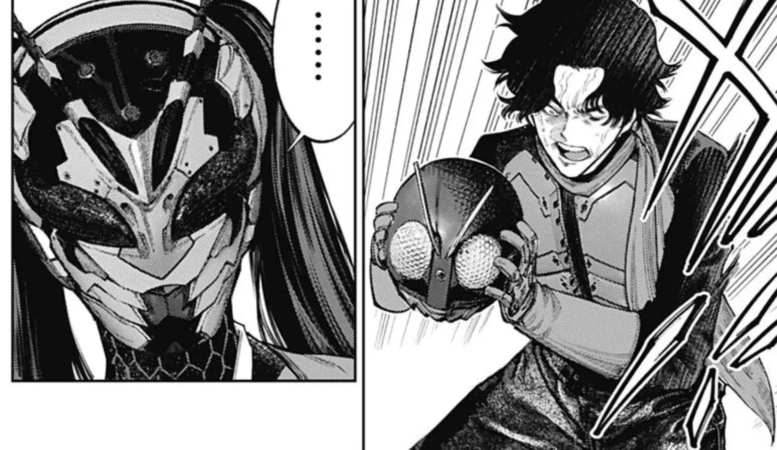 There is no true peace in this world -Shin Kamen Rider SHOCKER SIDE- Kainu Manga Chapter 73 Page 32