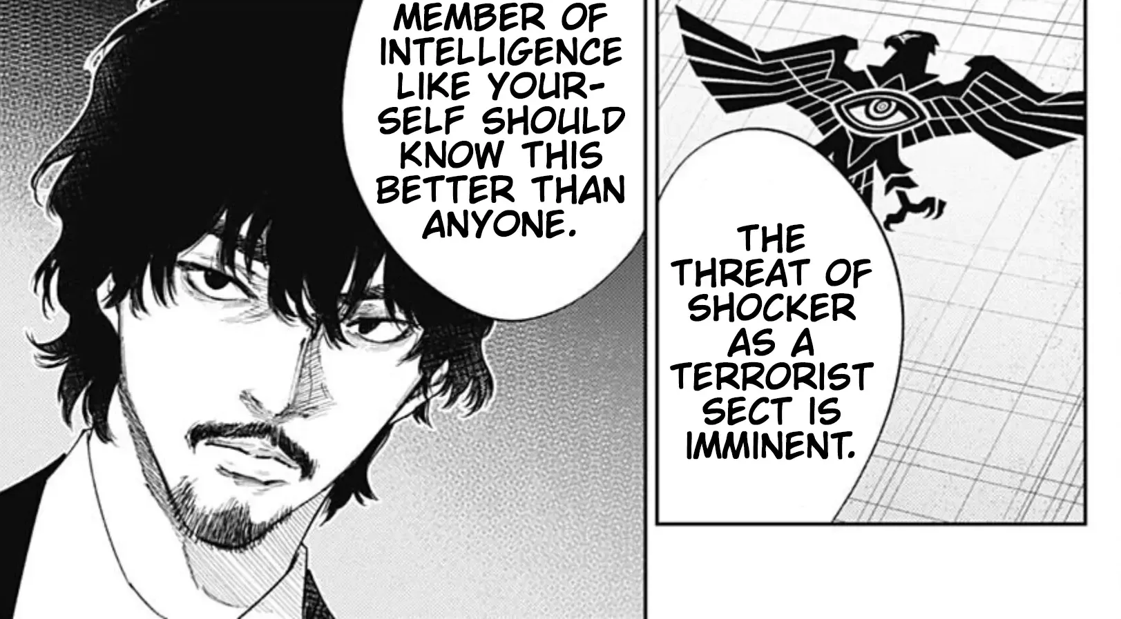 There is no true peace in this world -Shin Kamen Rider SHOCKER SIDE- Kainu Manga Chapter 61 Page 14