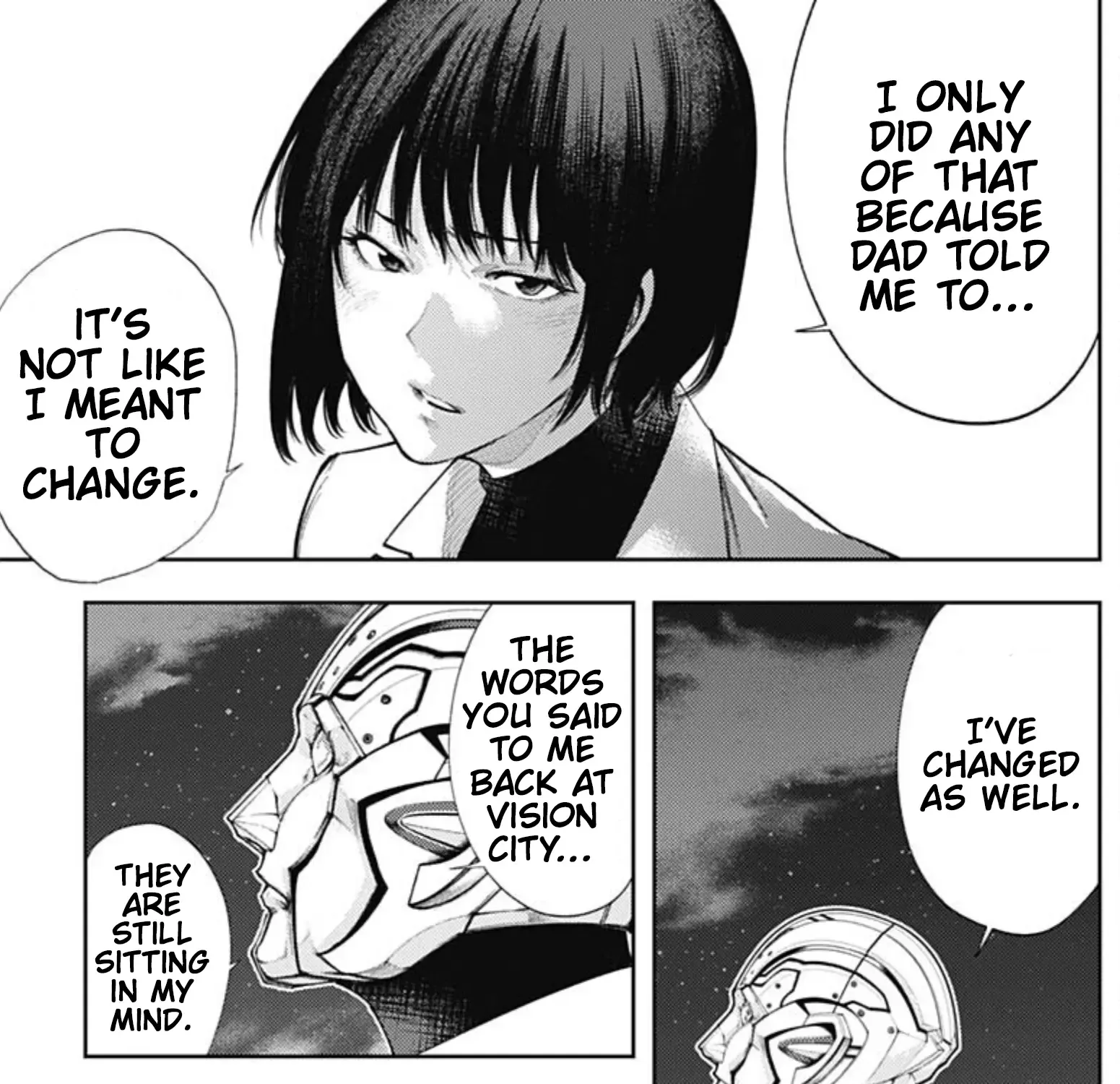 There is no true peace in this world -Shin Kamen Rider SHOCKER SIDE- Kainu Manga Chapter 49 Page 9