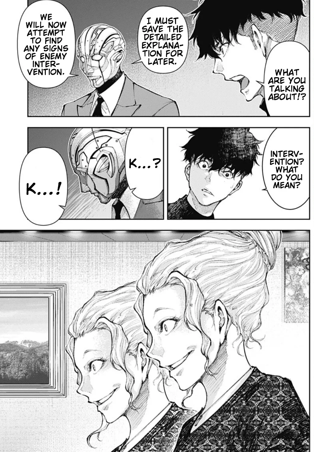 There is no true peace in this world -Shin Kamen Rider SHOCKER SIDE- Kainu Manga Chapter 18 Page 21