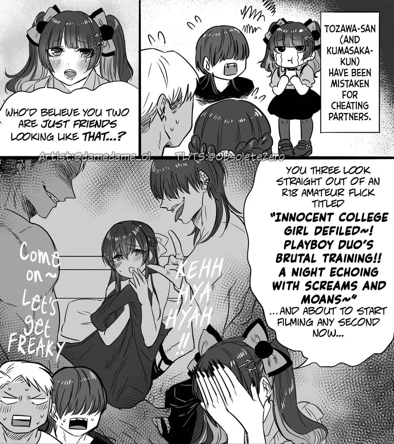 Charao-kun to Seiso-chan Kainu Manga Chapter 50 Page 1